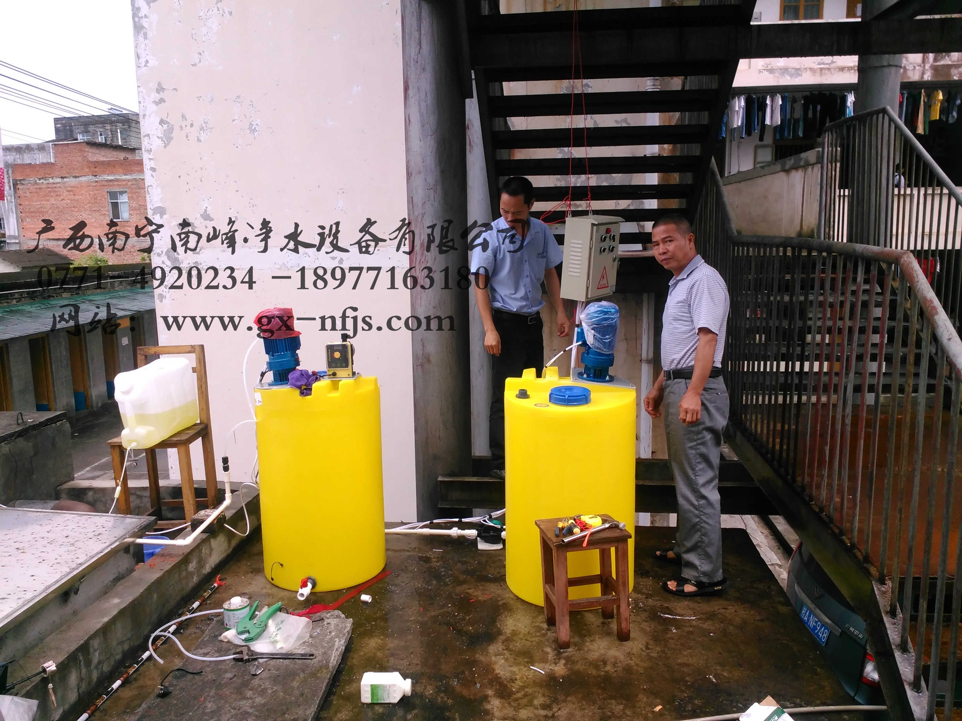 崇左市某學校井水供水消毒-案例展示