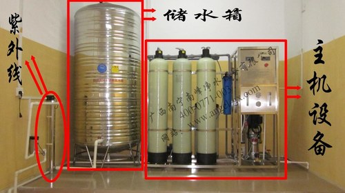 反渗透纯净水设备0.5m³/h（手动）