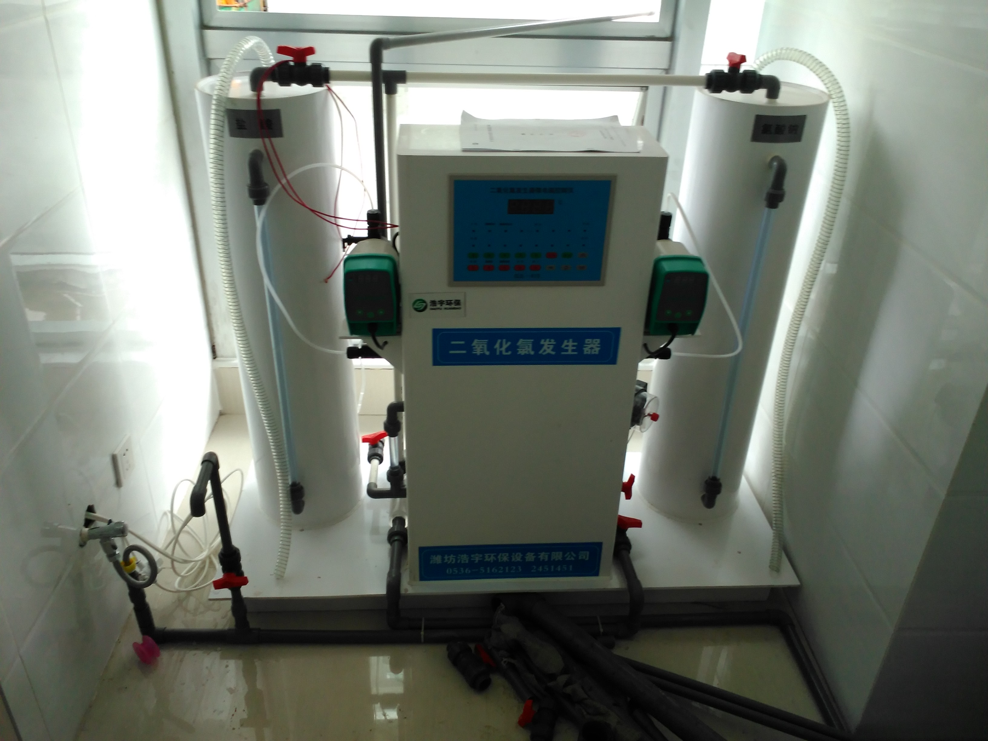 桂林市某醫院醫療廢水消毒設備-案例展示